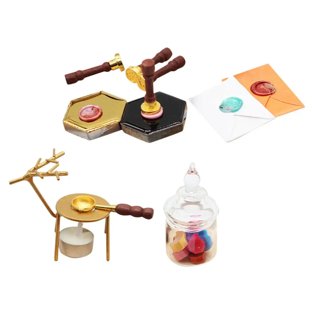 

Набор миниатюрных имитаций восковых печатей из сплава, дерева, керамики, стекла, декоративных элементов для рукоделия, миниатюрных домиков, аксессуаров для декора, украшений для вечеринок и микроландшафтов