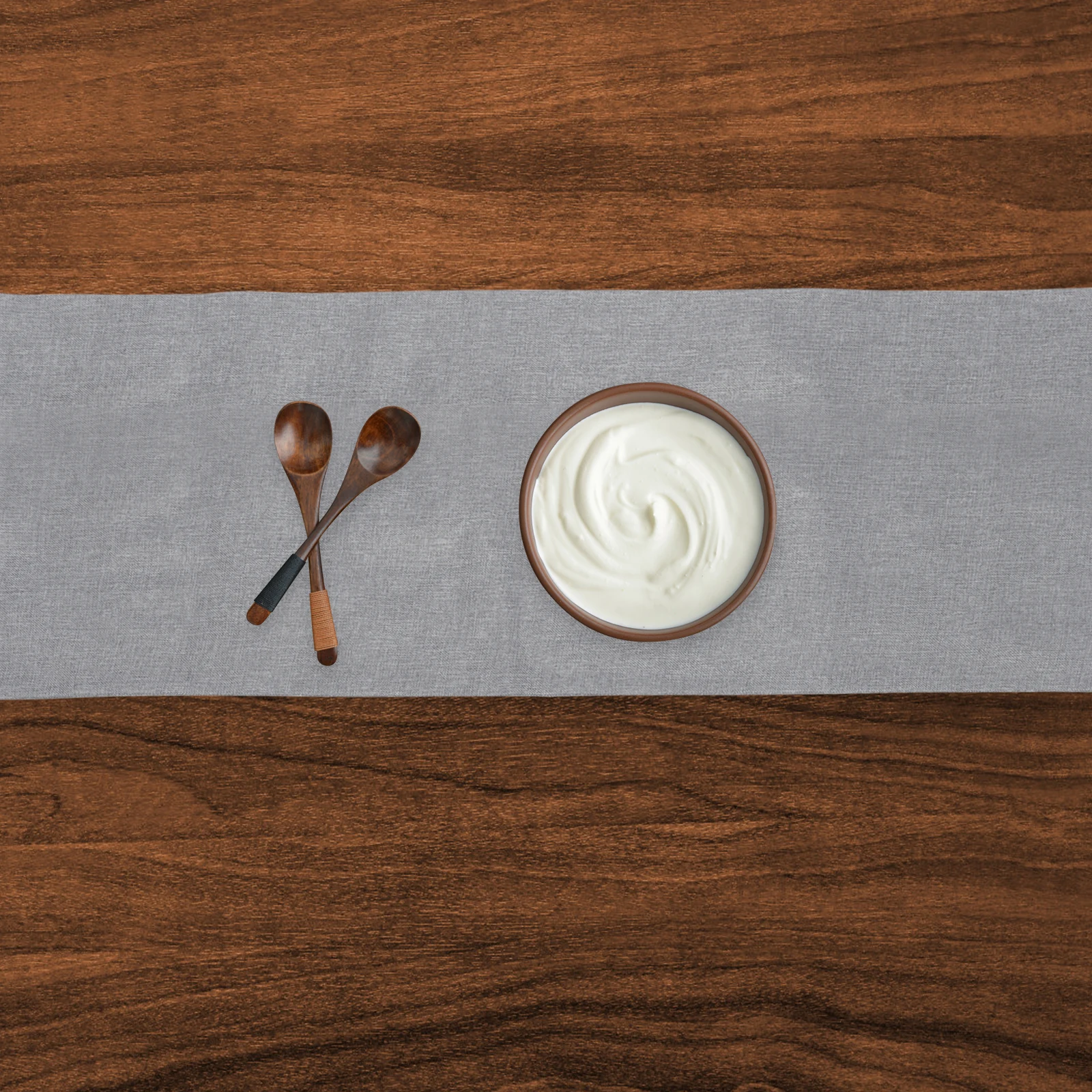 

Gray Table Runner Farmhouse Style Linen Fabric for Dining Table Decoration Living Room Bedroom Wedding Event Decoration