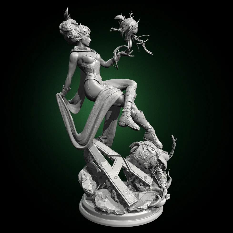 

The height of man 30mm 40mm 65mm Resin model kits figure beauty colorless and self-assembled （3D Printing ）TD-7469B/3D