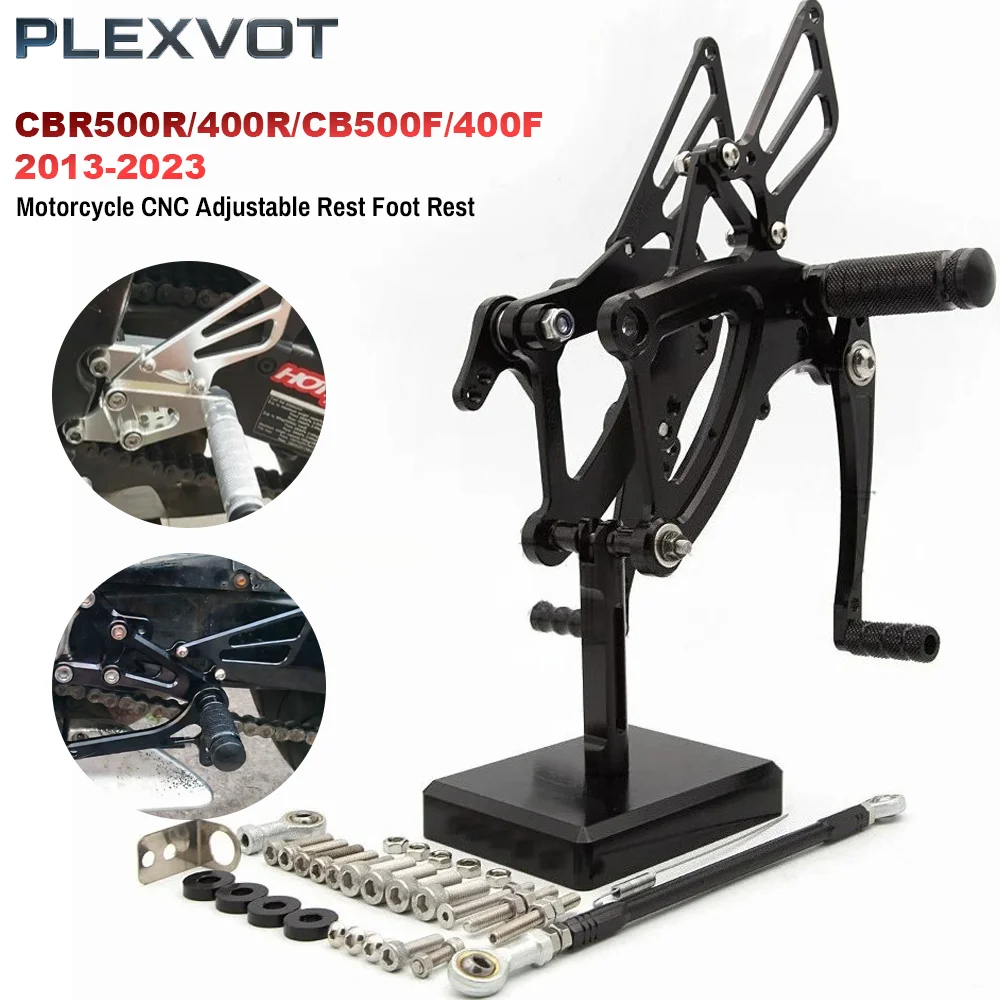 

Motorcycle Footrest Foot Pegs CNC Rearset Footpeg For Honda CBR500R CBR400R CB500F CB400F CBR 500R 400R CB 500F 400F 2013-2023