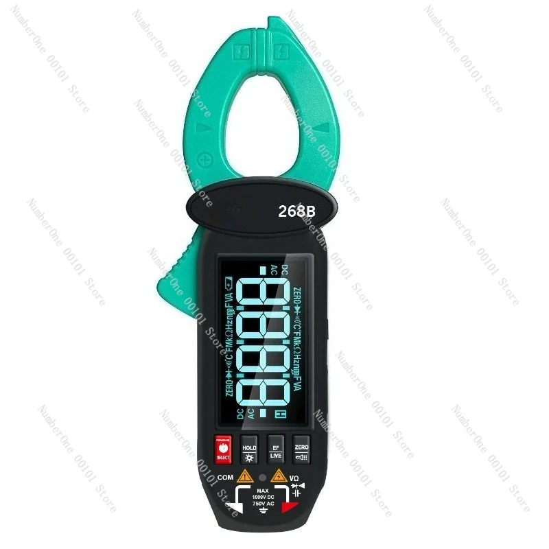 

*268B AC and DC Leakage Clamp Meter 600mA-60A Leakage Current Clamp Meter