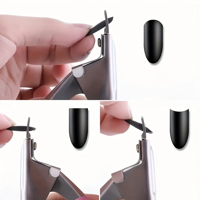 Acryl-Nagelknipser Schere mit 10 Magneten Geeignet für Lange Acryl-Gel-Nagelspitzen Verstellbarer Edelstahl – Detail 5