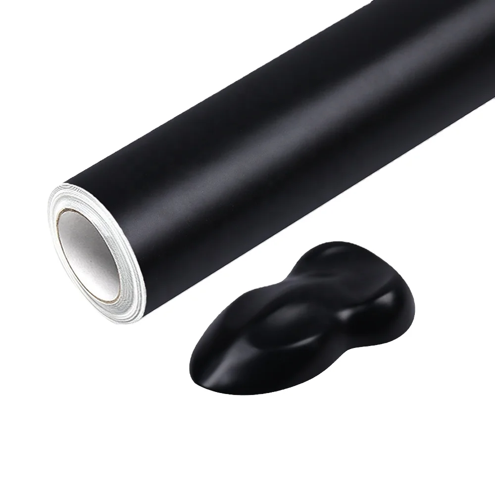 

Carbins Matte Black Car Wrap Vinyl Film Black With Air Bubble Free for Auto Covering Foil Styling Stickers Decoration
