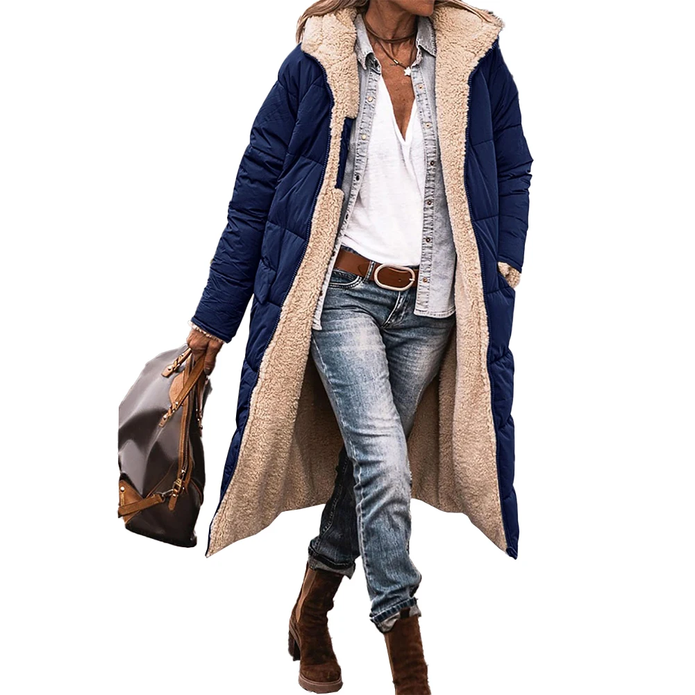 Clothing Jacket Long Sleeve Non Strech Outwear Overcoat Padded Jacket Parka Polyester Solid Solid Color Female