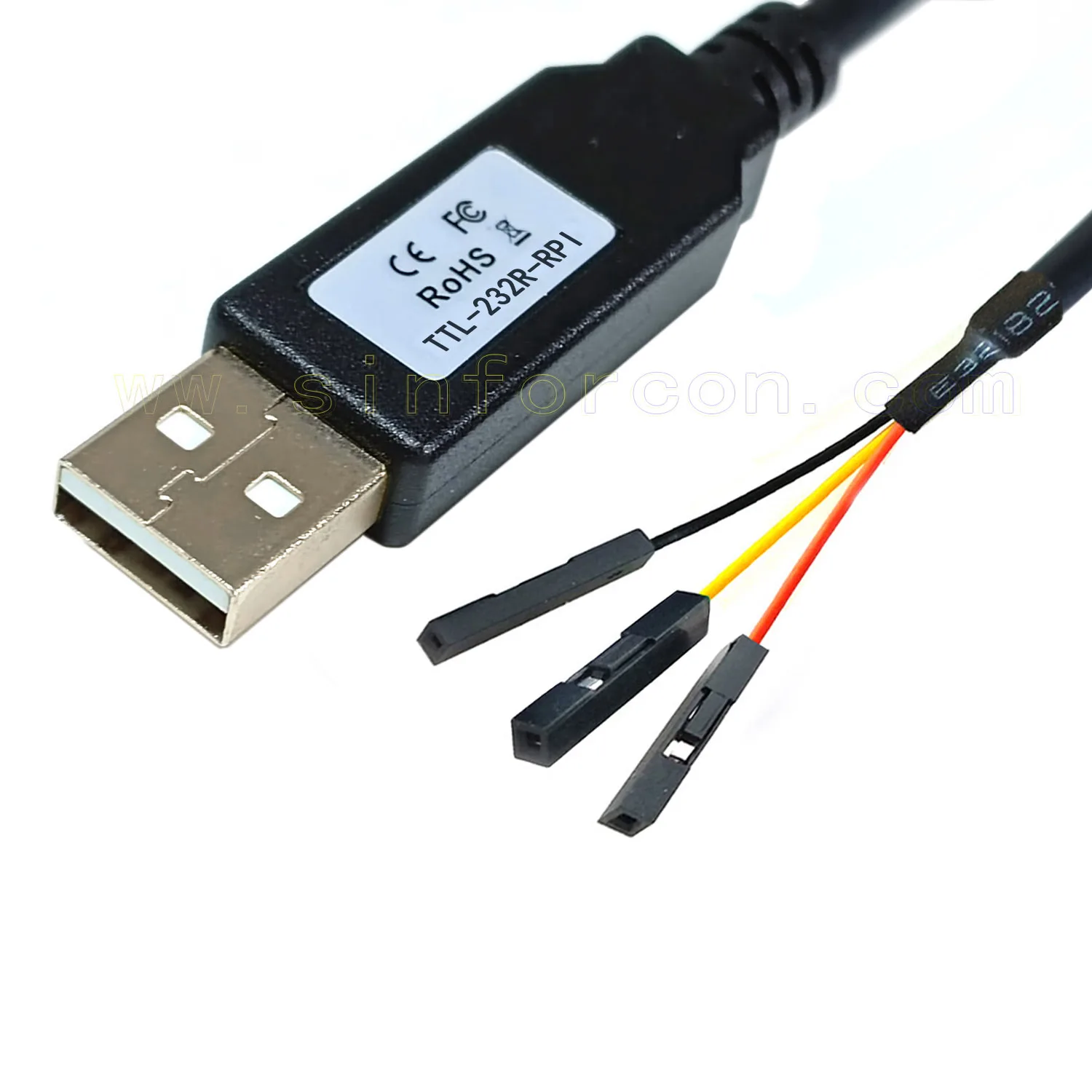 

FTDI FT232RQ USB UART TTL Raspberry Pi Debug Cable TTL-232R-RPI Console Cable 6ft