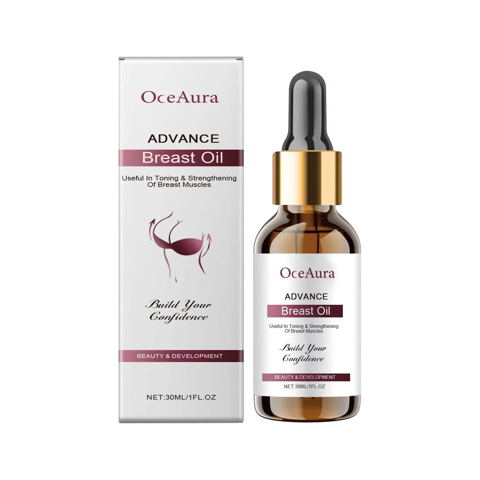 

Breast Firming Oil – Natural Toning & Lifting for Women – Skin Tightening & Muscle Strengthening – 30ml/1 fl oz"