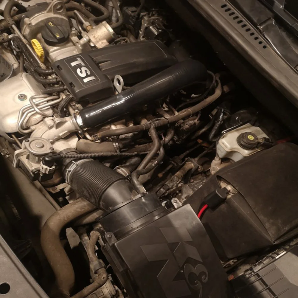 خرطوم من السيليكون لسحب الهواء ، صمام تفريغ توربو ، صمام تفجير ، فابيا فولكس فاجن بولو 1.2 Tsi ، حتى 2014 #2