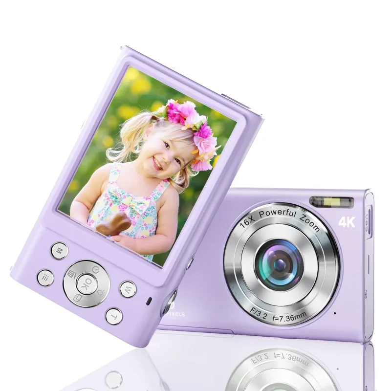 

Wholesale OEM ODM Point and Shot 48MP Mini Kids Children Camera Resolution DC Digital Camera DC402