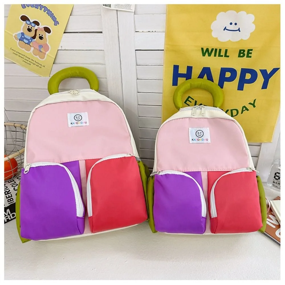 

Casual Large Capacity Children Backpack Lightweight Waterproof Kids Satchel Wear-resistant Kindergarten Schoolbag School