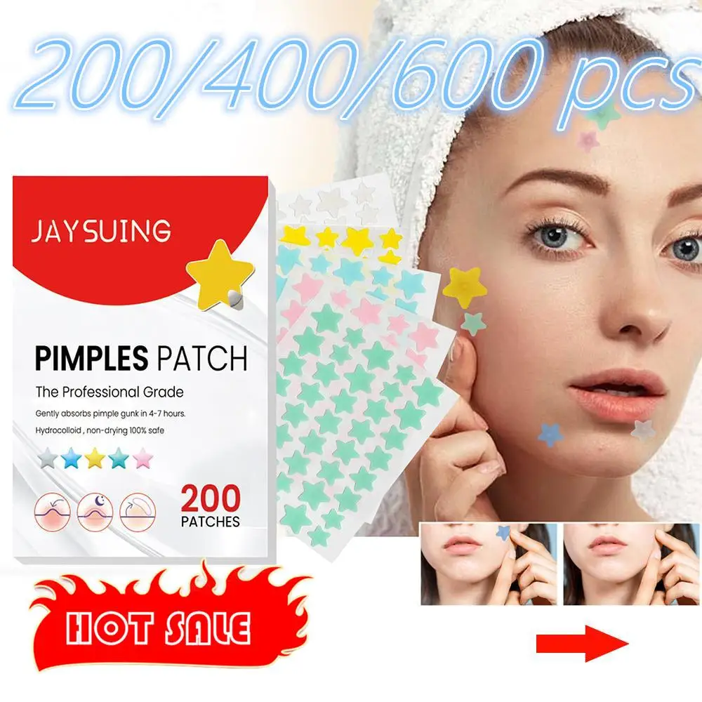 200/400/600 Repair Facial Skin Care Fade Blemishes Pimple Marks Closed Acne Blemishes Cover Acne Pimple Repair Patch