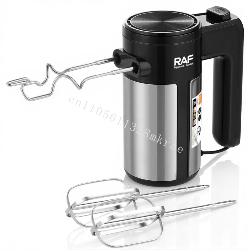 

New 460W LED display egg beater manual mixer with six speed settings and dual bar mixing system