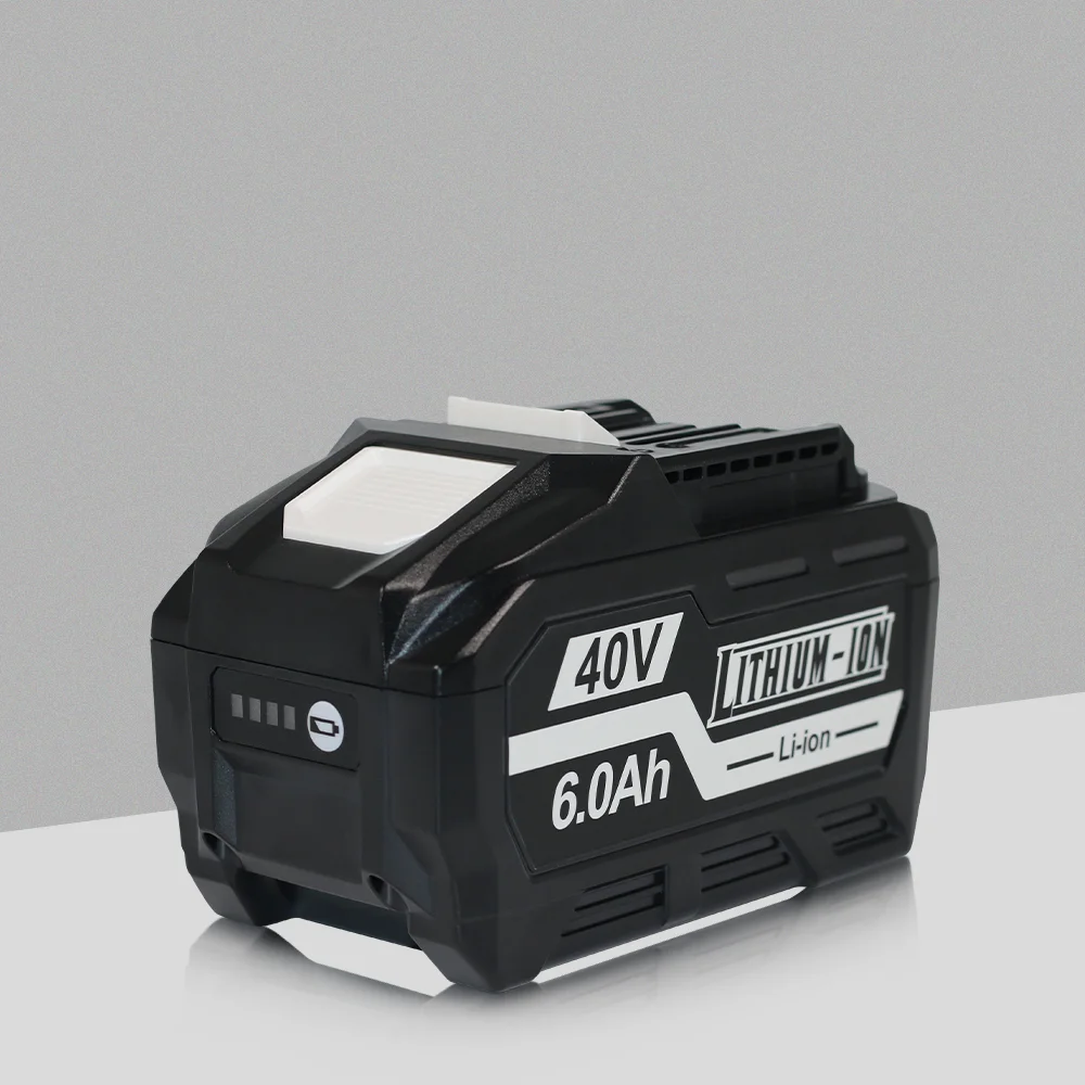 

Сменная литий-ионная аккумуляторная батарея 40В XGT 6.0Ач/5.0Ач/4.0Ач 18650 для беспроводных электроинструментов Makita (совместима с BL4025, BL4040, BL4020, BL4050)