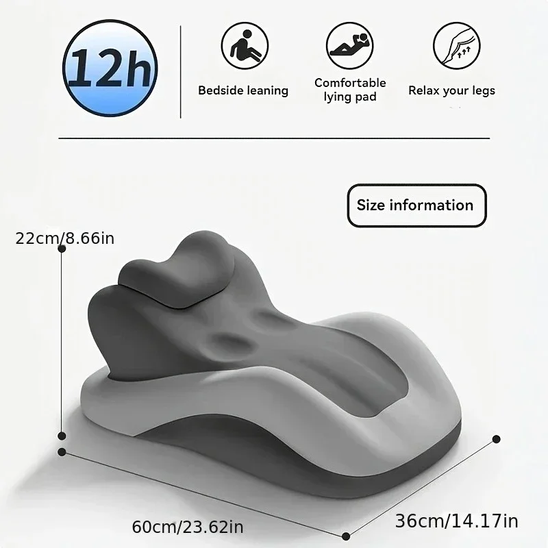 Adjustable Wedge Pillow, Ergonomic Prone Cushion Designed for Comfortable Phone Use And Gaming in Bed.