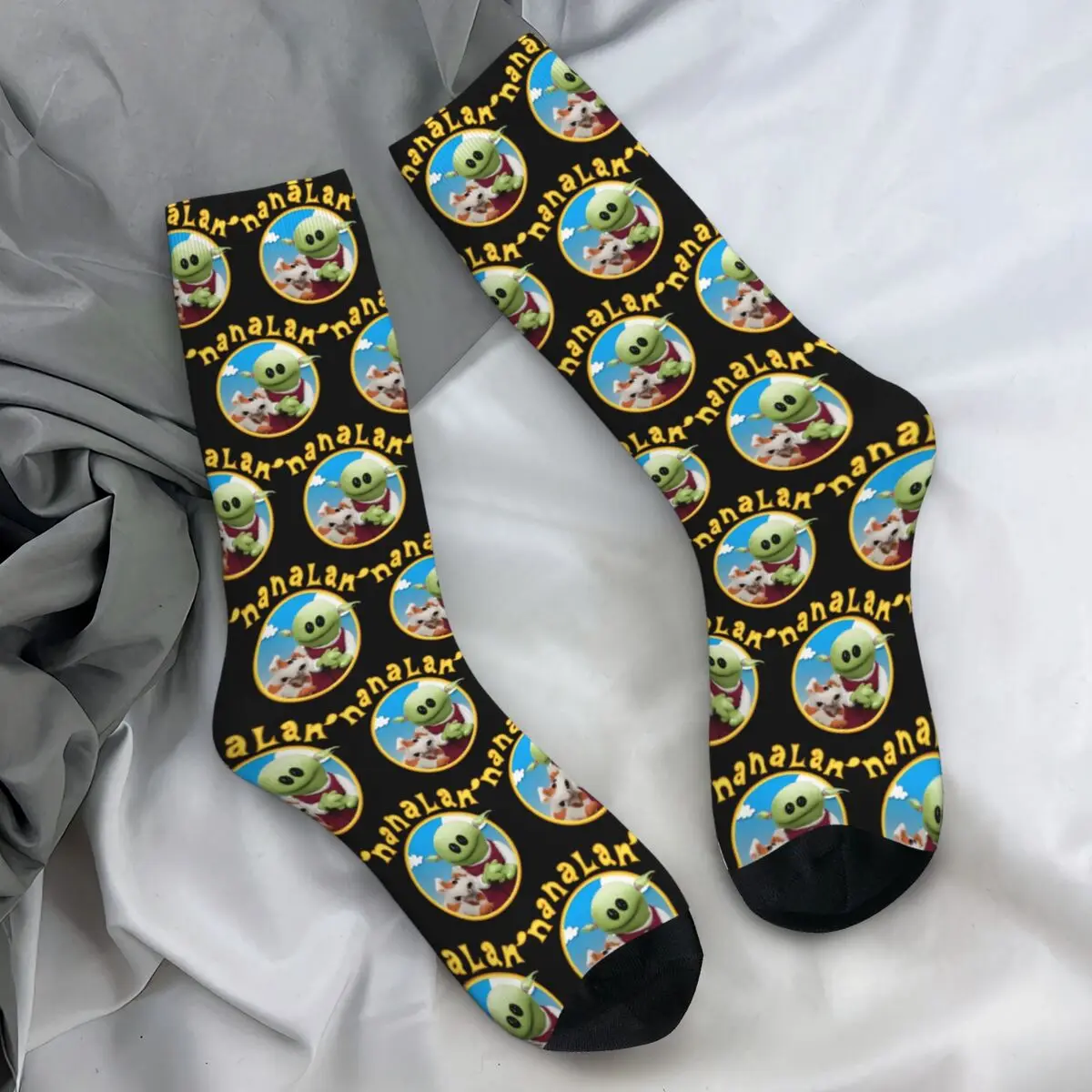 Cartoon Nanalan Socks Canada Tv Show Kawaii Stockings Winter Anti Sweat Unisex Men Socks High Quality Printed Outdoor Socks