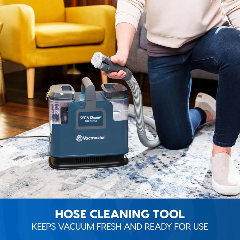 Portable Carpet & Upholstery Spot Cleaner Machine, 15Kpa Power Suction with Versatile Tools for Pets, Area Rugs and Couches