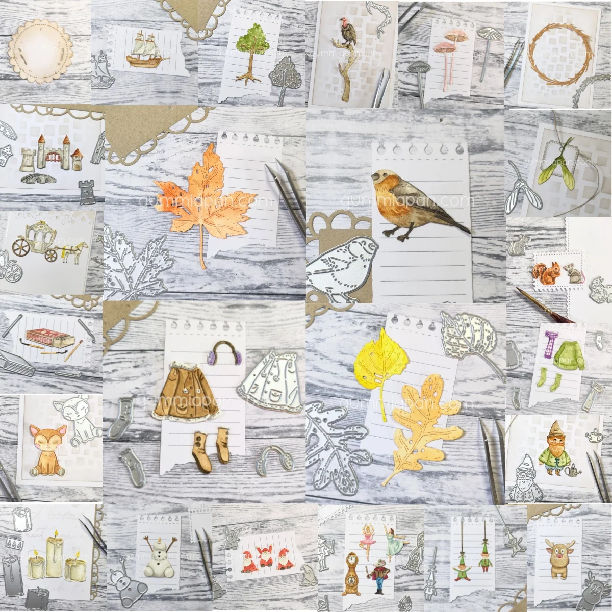 

2025 New Deer Rudolf Vulture Bird Metal Cutting Dies for DIY Making Card Scrapbook Embossed Paper Album Craft Supplies Template