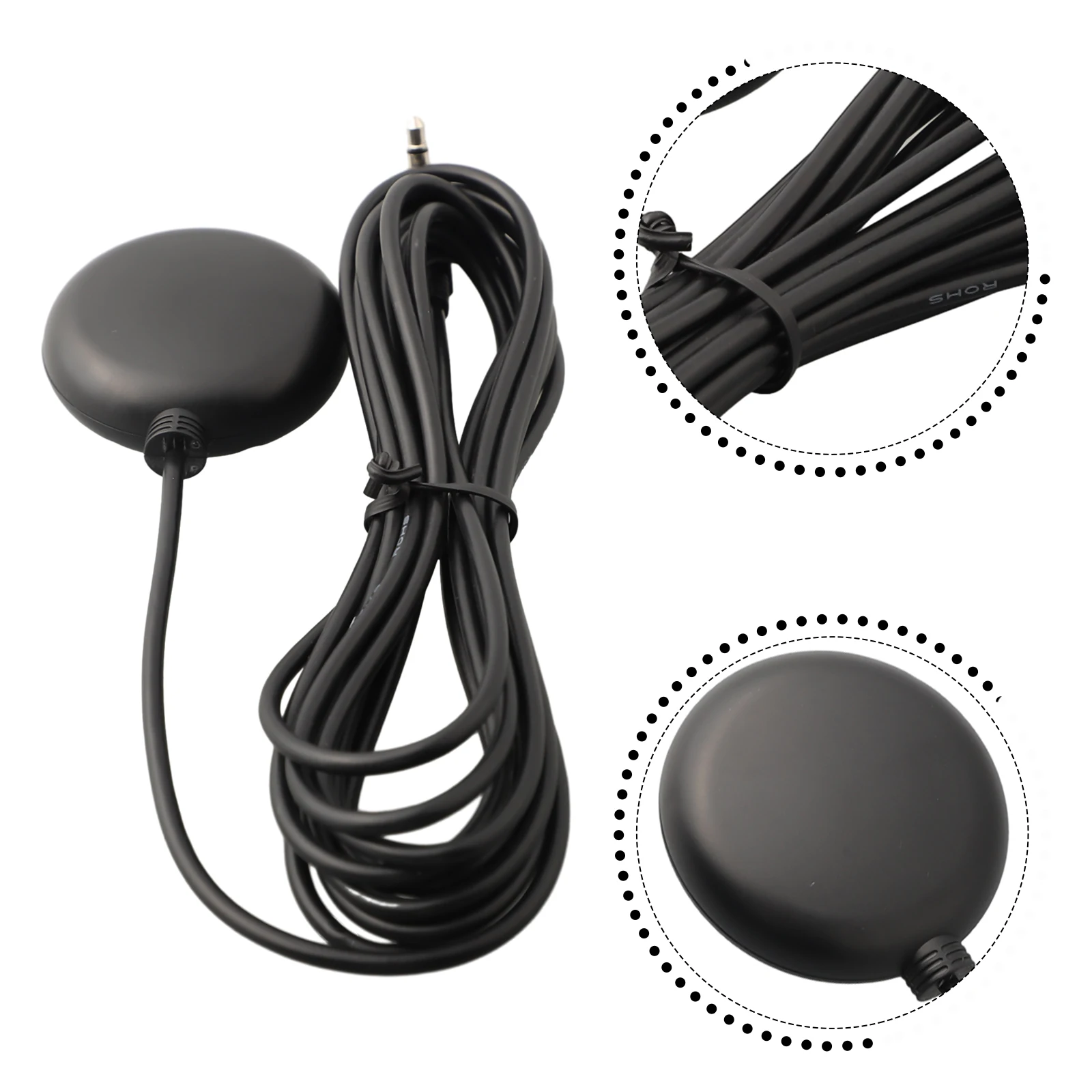 High Quality 1pcs Car GPS Receiver Car Accessories Plastic Dash Cams External GPS Antenna For Equipment With GPS Module