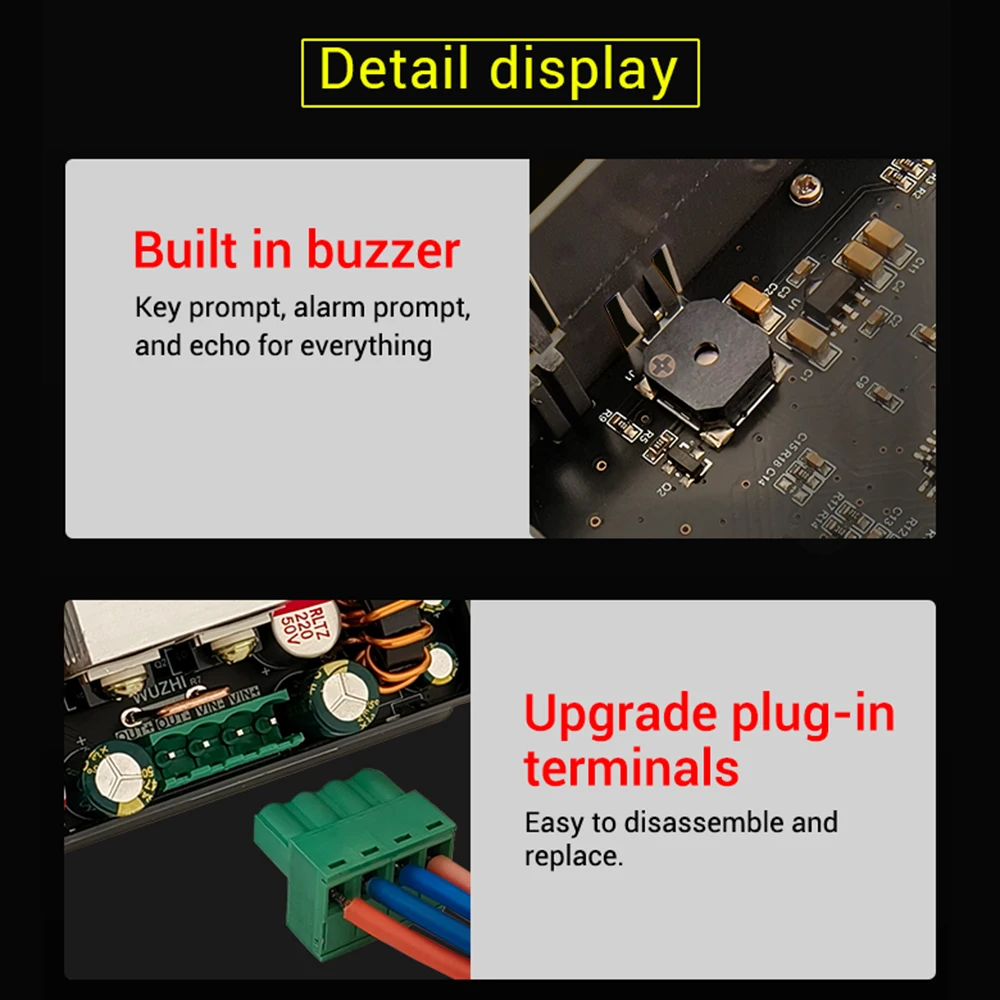 SK150C 1.8 inch CNC Lift Voltage Adjustable Regulated Power Supply Module DC 7-36V 8A 150W Constant Voltage Current Controller