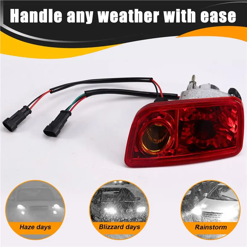 AS57-For Eagle Golf Cart Taillight Tail Light Turn Signal Brake Light Replacement Set- 12V Part Numbers 3126100-003, 3126200-003
