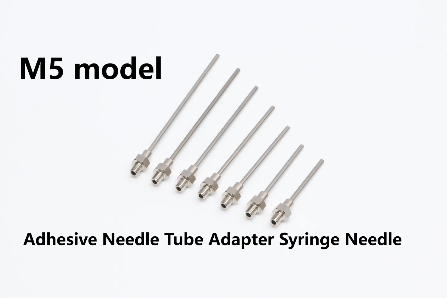 M5  stainless  needle adapters, Ruhr needle connectors, dispensing needles, dispensing accessories, syringe needle accessories