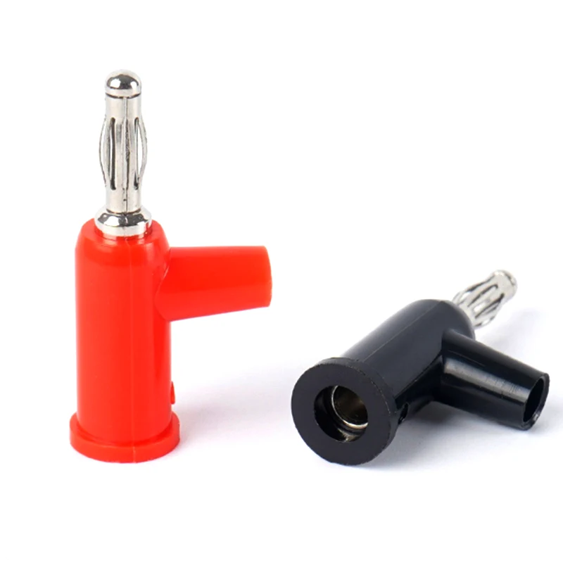 1/5/10PCS 4MM Banana Plug Stackable Pure Copper Screw Type Without Welding Audio Multimeter Pen Plug Connector