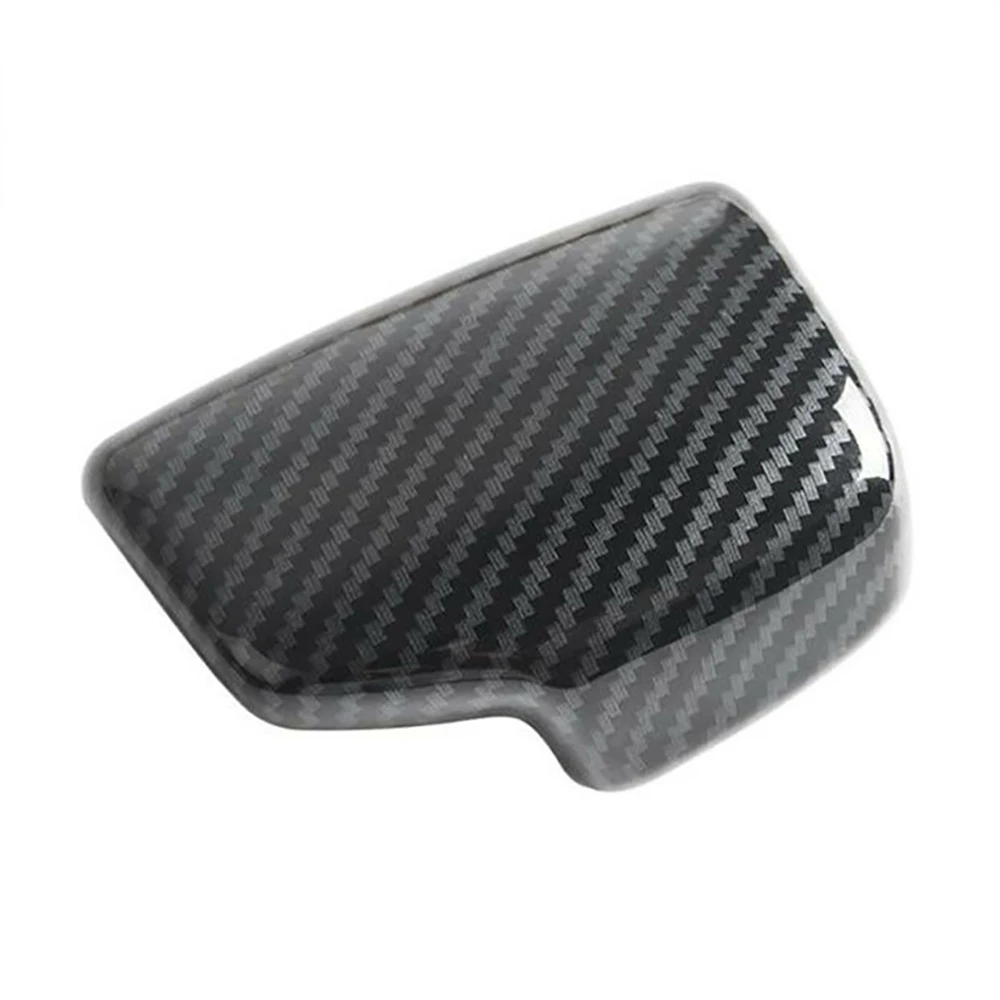 1Pc Carbon Fiber Auto Interieur Pookknop Cover Trim Voor Audi A4 (B9) 2017-2020