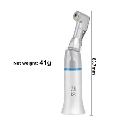 Dental Key Type Slow Low Speed Contra Angle Handpiece Stainless Steel Outer Water Spray 22000-27000 RPM Latch Chuck