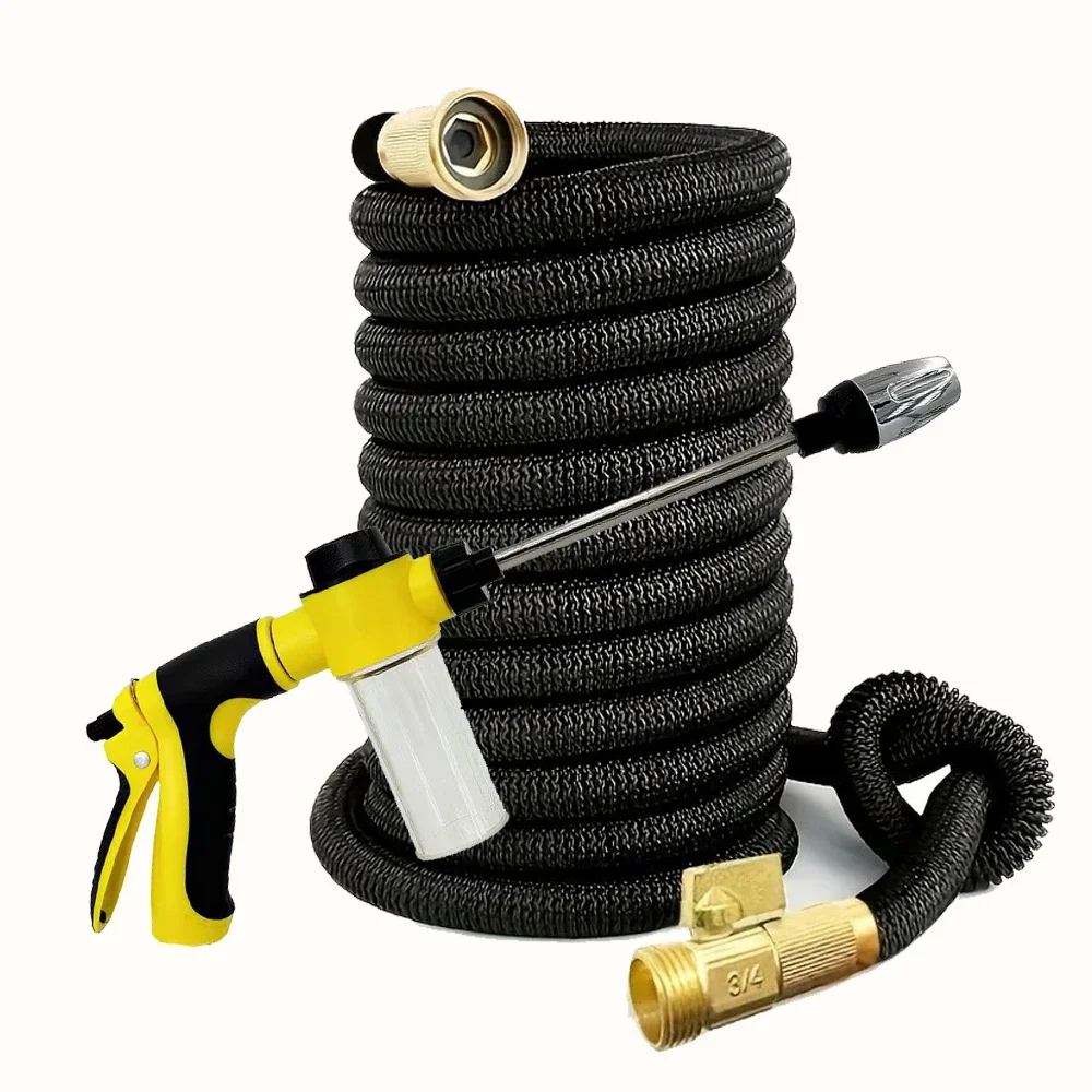 Garden Hose,High Pressure  Expandable Magic Hose For Garden Watering And Cleaning, US3/4 Joint Sprinkler Head, Sprinkler Device