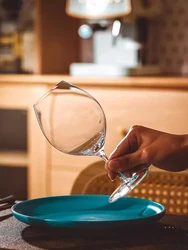 Aesthetic Sensory Crystal Wine Cup Winery Glassware Japanese Drinking Glasses Wineglass Bordeaux Sherry Champagne Tasting Goblet