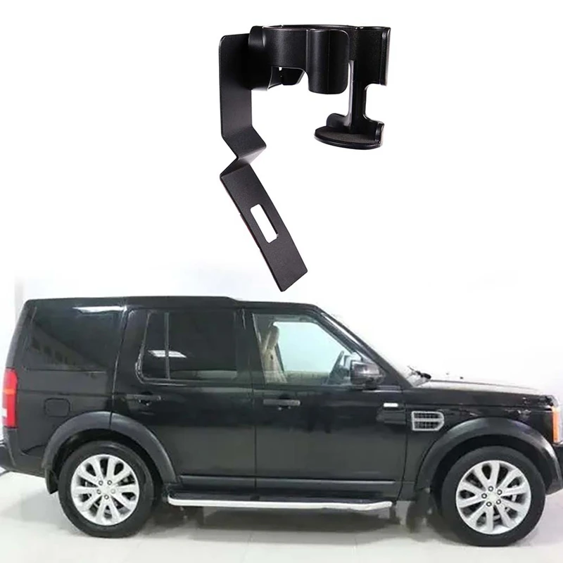 For-Land Rover Discovery 3 2004-2009 Carbon Steel Car Center Air Vent Mobile Phone Holder Accessories Black