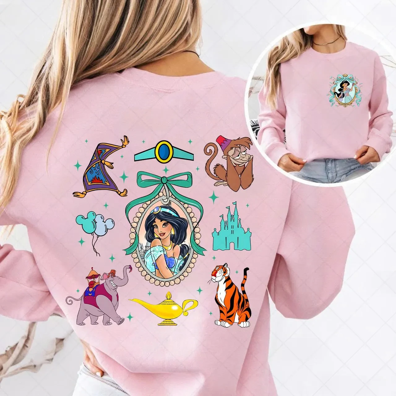 ملف PNG لـ "أميرة الياسمين" هو سترة كريتان، قزم PNG، علاء الدين، سترة بنمط مطبوع Elf ABU #1