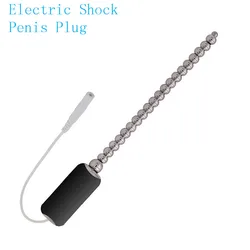 Electric Shock Host Urethral Catheter Stimulation Pulse Massage Catheter Sounding Penis Plug Delay Ejaculation Sex Toys For Male