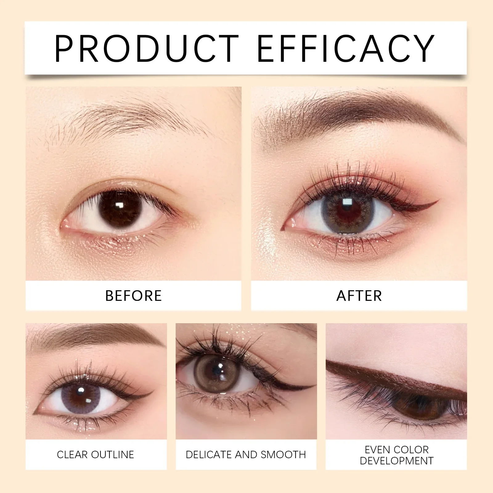 Waterproof Plum Eyeliner Gel Pen Ultra Fine Matte Smooth Quick Dry Non-Smudge Easy To Wear Eye Makeup Tools Hot Sales_voghion.com