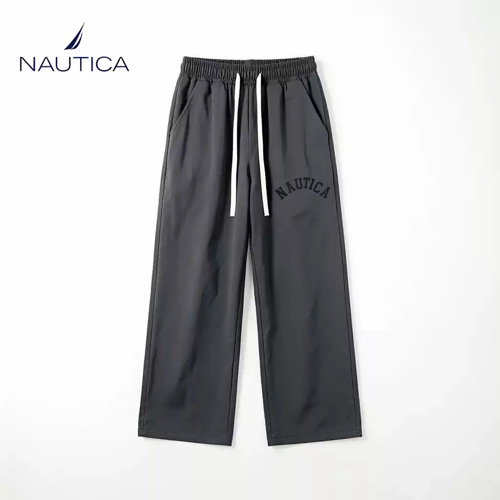 Nautica new model brand hot selling springand autumn loose straight leg sports and leisure pants, men's long pants knitted pants