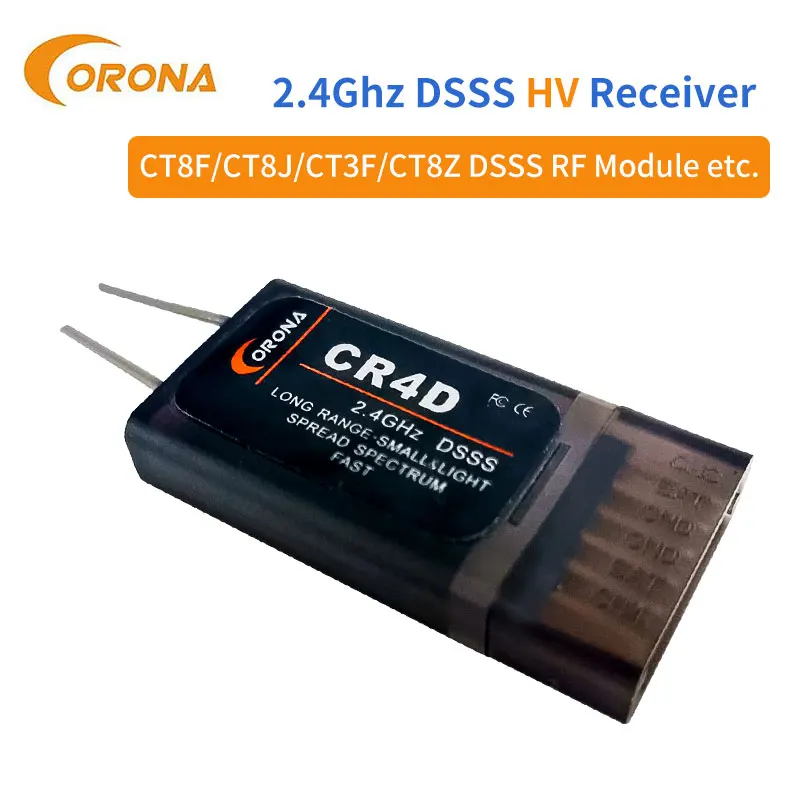 

Corona CR4D 2.4Ghz 4ch Receiver (V2 DSSS)