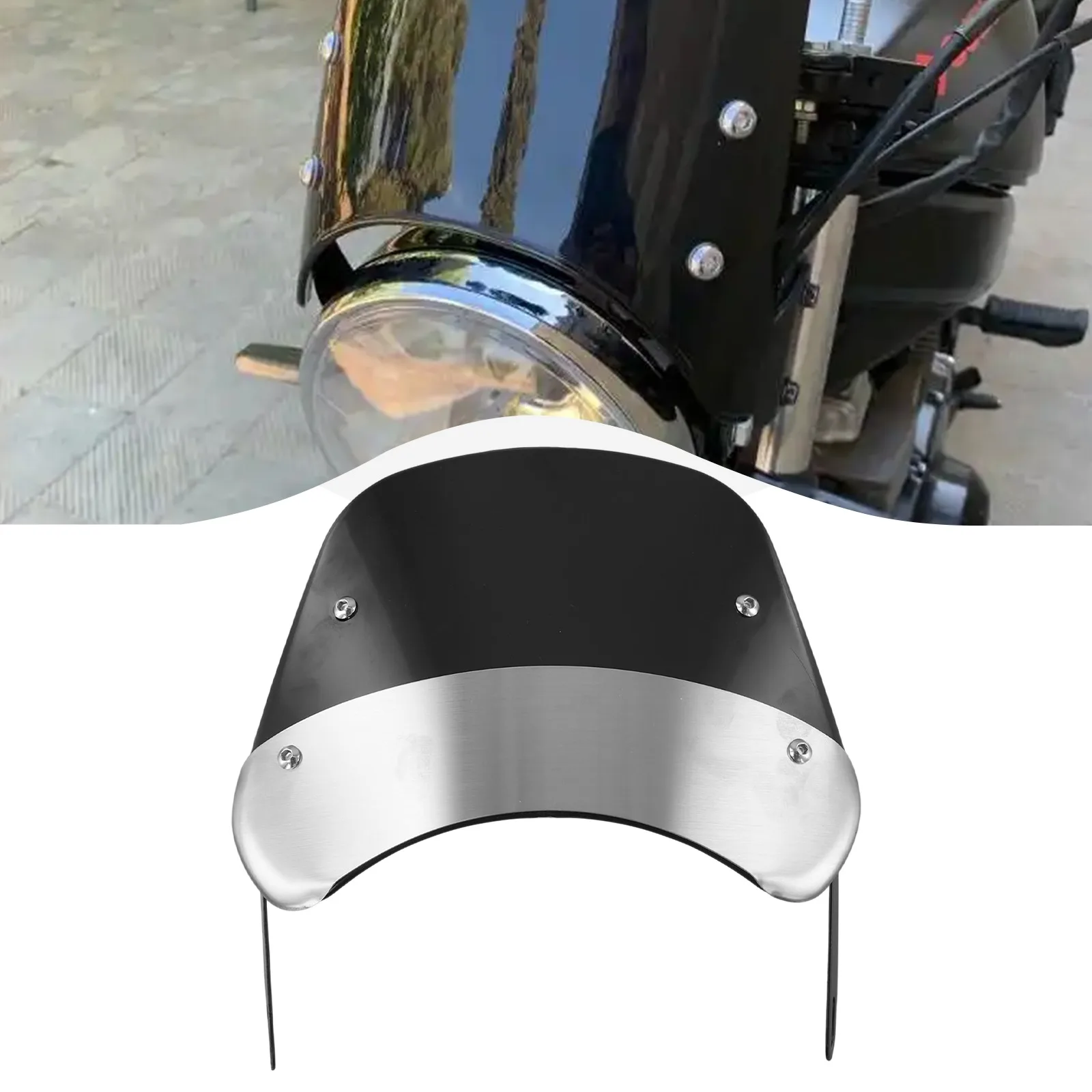 Aerodynamic Design Windshield Enhancer Suitable for Multiple Brands Including For Honda and For Kawasaki Motorsports
