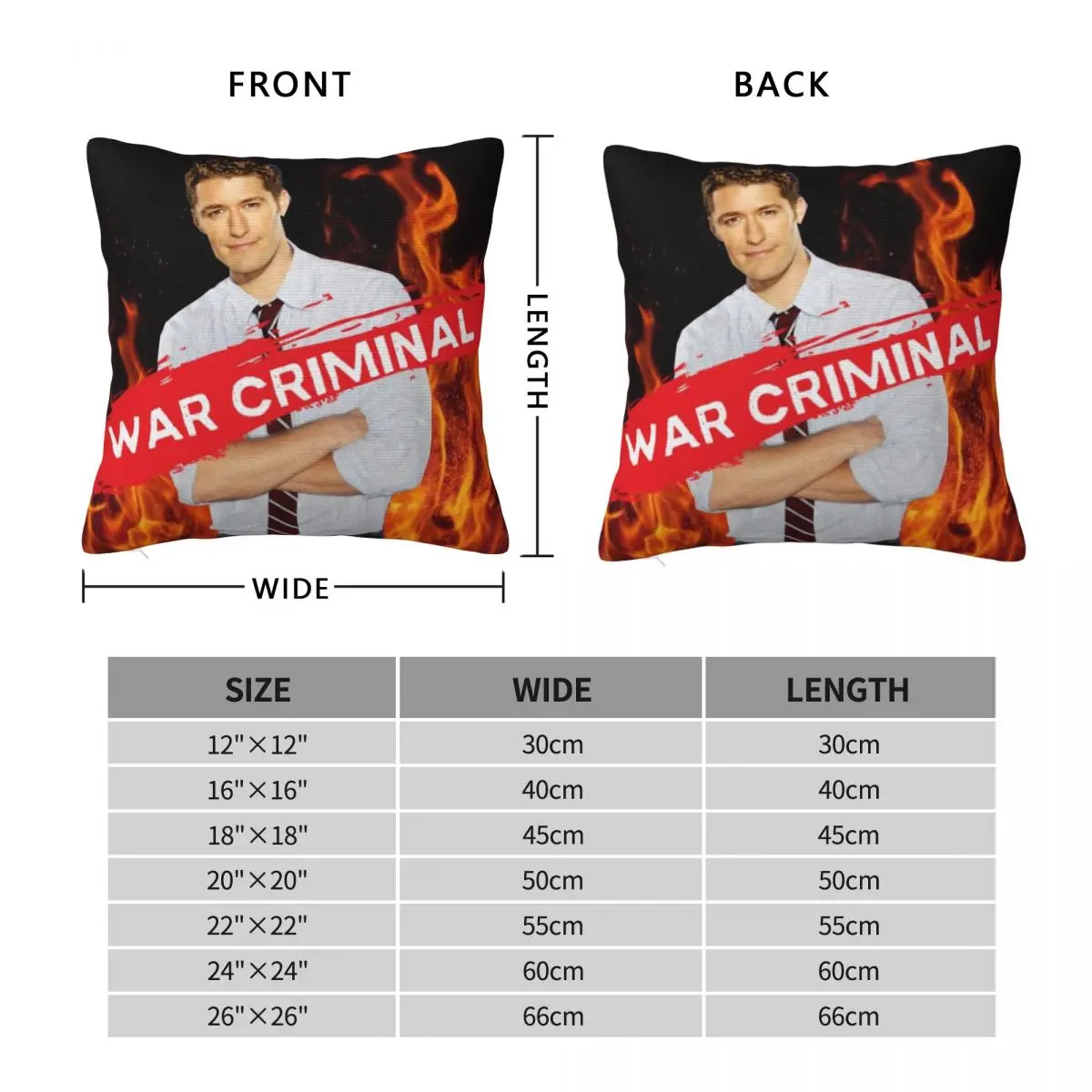 Glee Will Schuester War Criminal Pillowcase Polyester Linen Velvet Pattern Decorative Throw Pillow Case Bed Cushion Cover 18