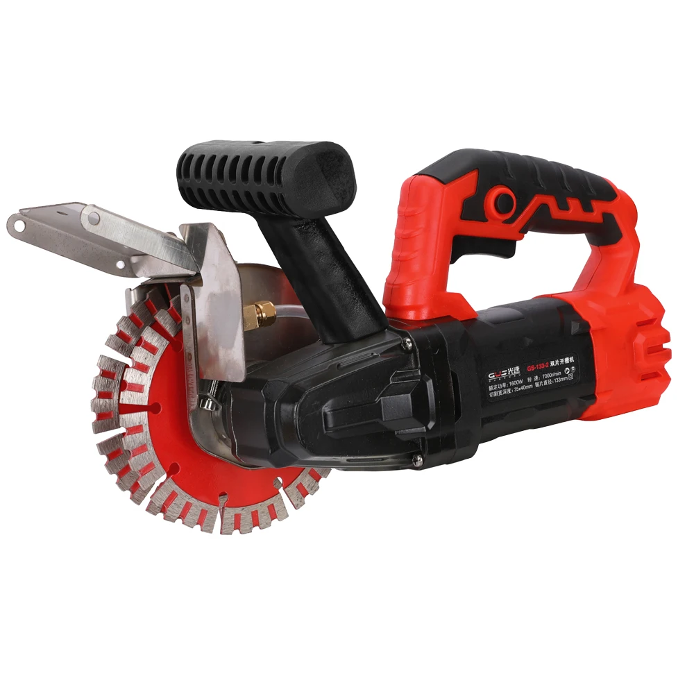 Promotional Price Concrete Cutter Saw 1600w Handheld Portable Slotting Machine