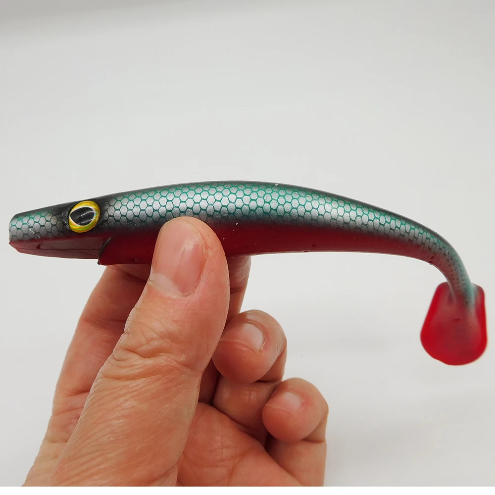 ESFISHING Angelköder Big Hog Shad 150mm Weichköder Swimbait Karpfenangeln Künstlicher Köder für Barsch Hecht Barsch – Detail 2