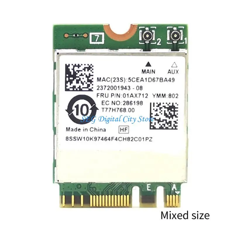 U75B WIFI Card Dual-Band 2.4+5G 1200M BT4.0 Wireless Card 1200M RTL8822BE M2-NGFF
