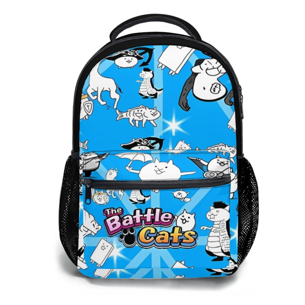 Battle Cats Doddle Nieuwe Vrouwelijke Mode Meisjes Hoge Capaciteit Waterdichte College Rugzak Trendy Meisjes Laptop Schooltassen 17Inch ﻿