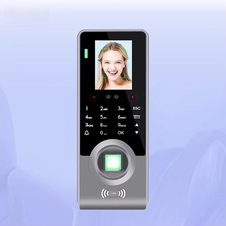 Zc01 Face Recognition Access Control Home Security System Finger Print Machine With Time Attendance