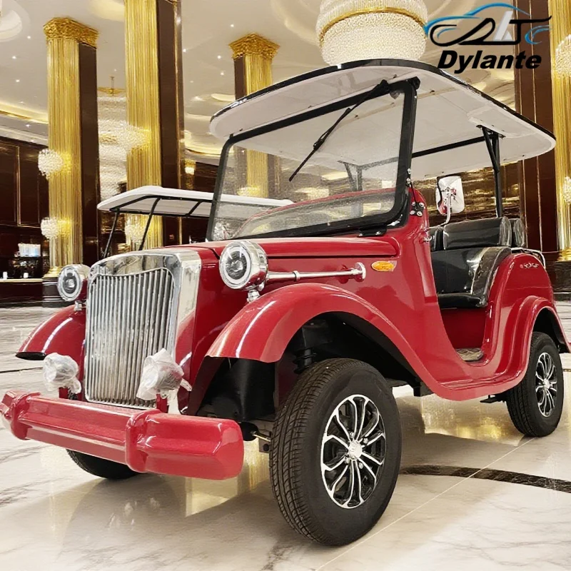 New Model Long Range Lithium Battery Powered Electric Sightseeing Vintage Classic Car Adults Scooter Cheap Retro Classic Car