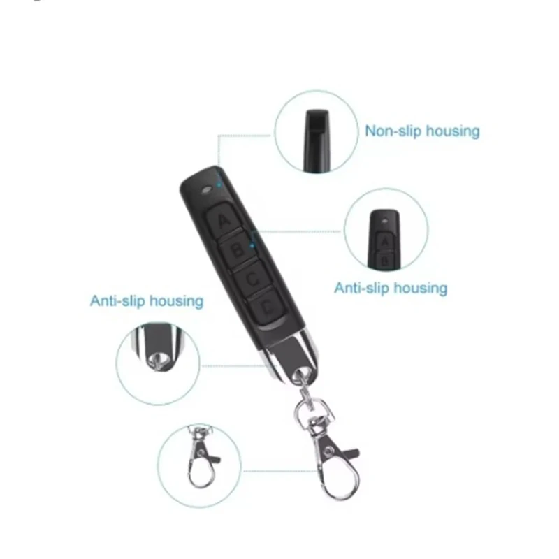 Mini Nirkabel 315MHz433MHz Remote Control Universal 4 Kunci Copy Garasi Remote Control Kloning Gerbang Listrik Remote Kontrol