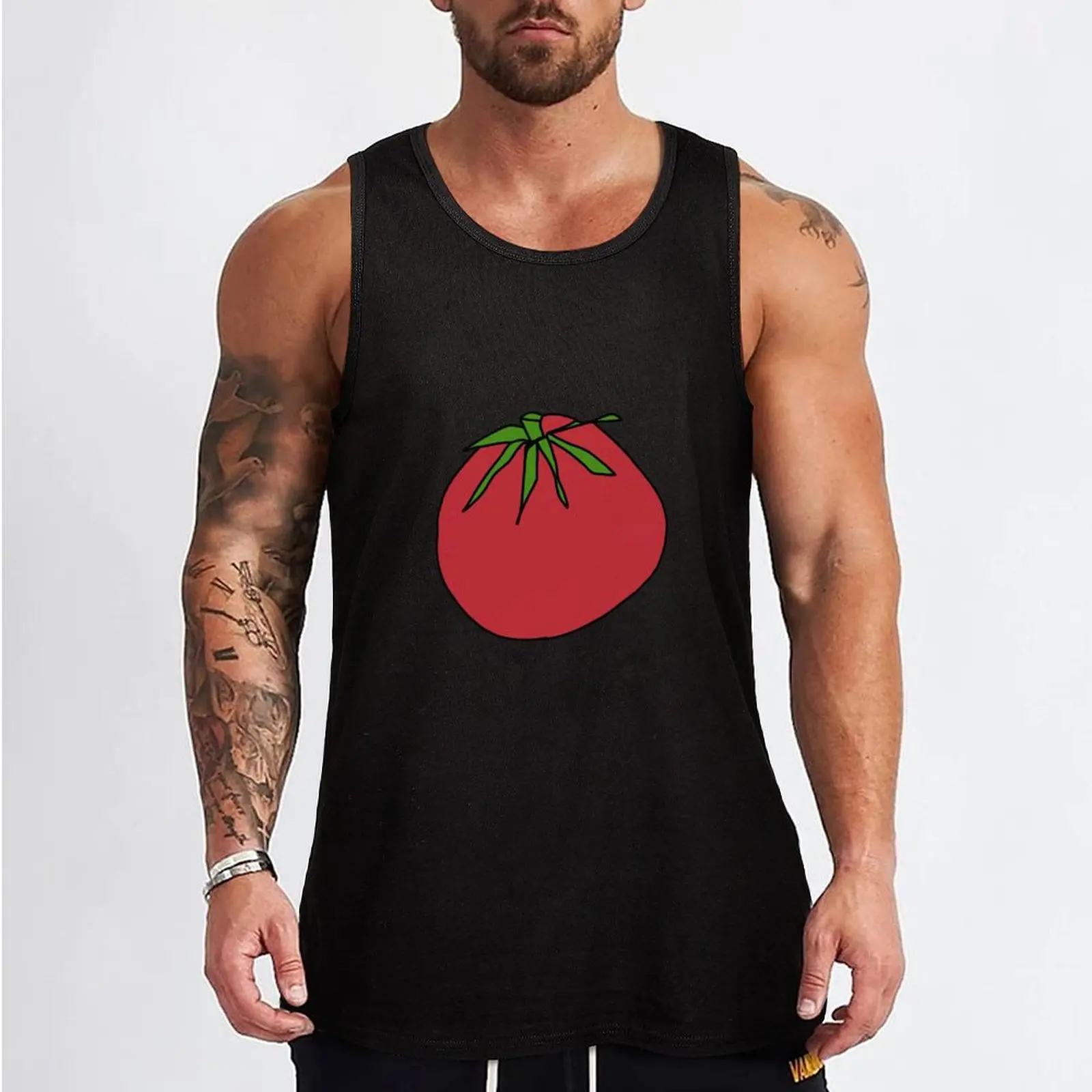 bleachers tomato design Tank Top mens gym clothes Men's sleeveless Men's clothes luxury style singlet for men