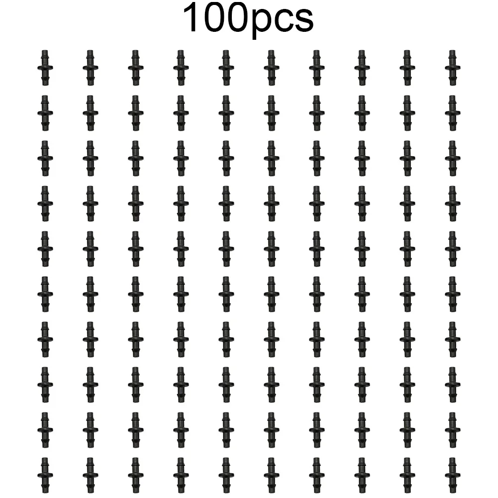 100PC 4/7 Capillary Double Barb Straight-Through Accessories Inverted Spray Head Garden Watering & Irrigation Supplies