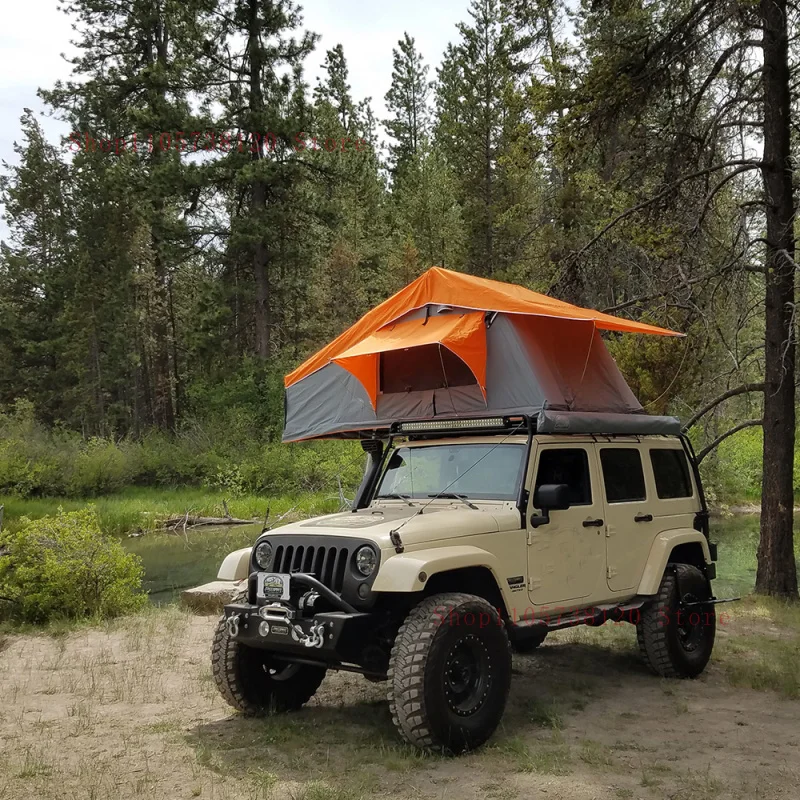 Factory Hot Selling Overlanding And Outdoor Adventure SUV Car Roof Top Tent With .Square Ladder