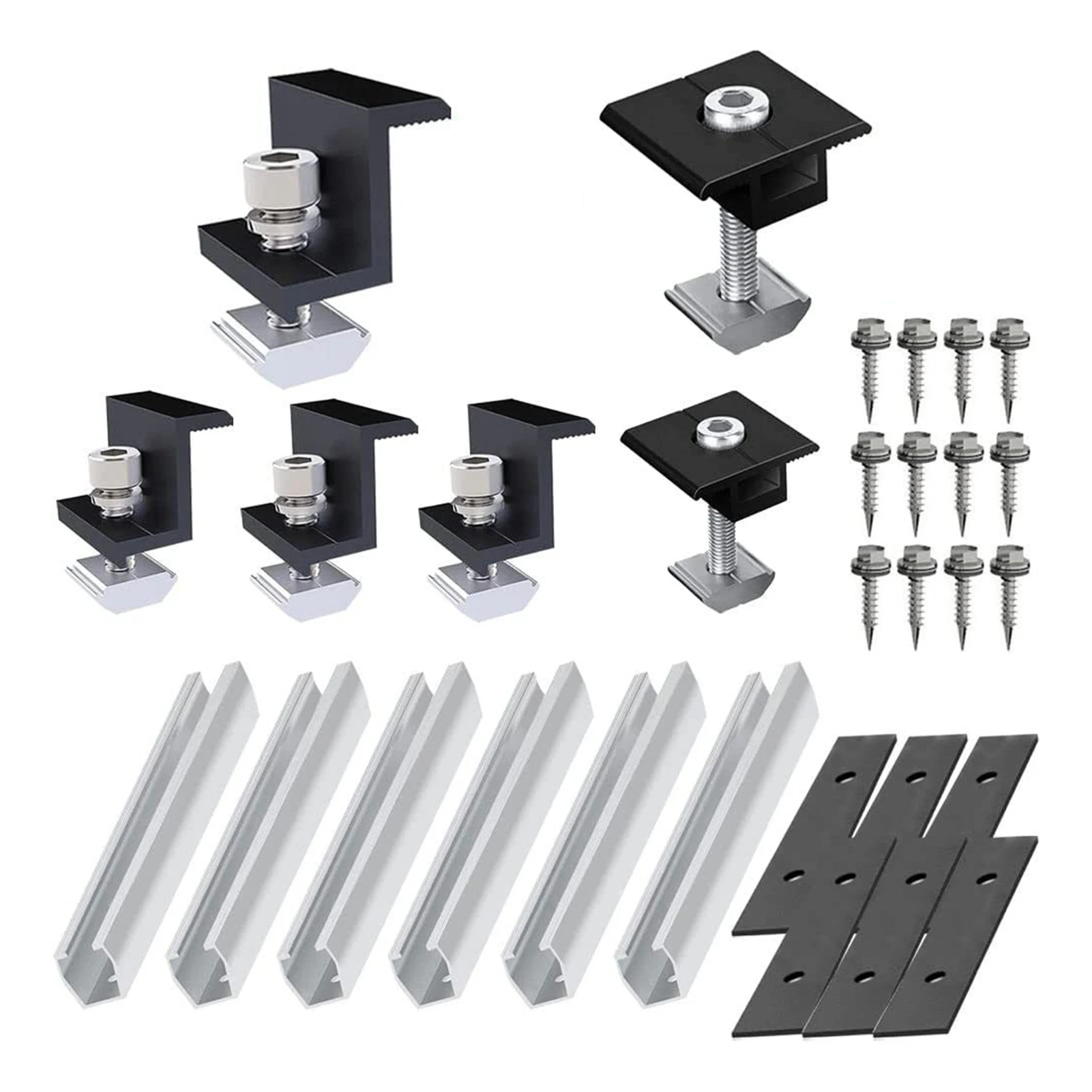 

Кронштейн для крепления солнечных панелей на плоской крыше, направляющая для солнечных модулей, кронштейн для плоской крыши