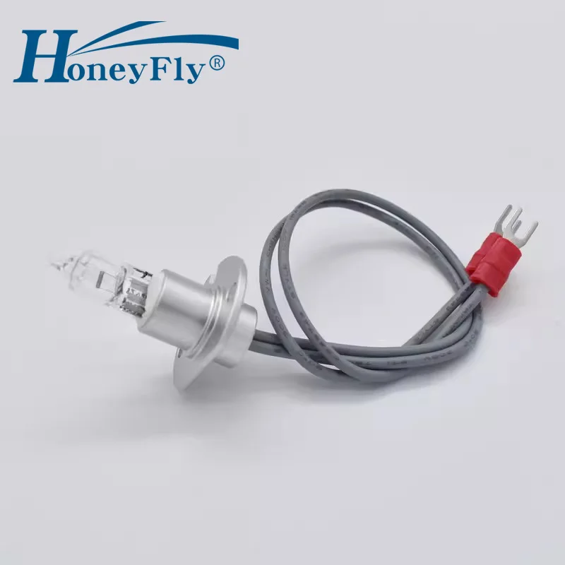 HoneyFly Biochemical Analyzer Bulb 12V 20W Halogen Lamp Bulb Quartz Wire Connector for Prestige 24i Kyoto TMS-1024 sp2057