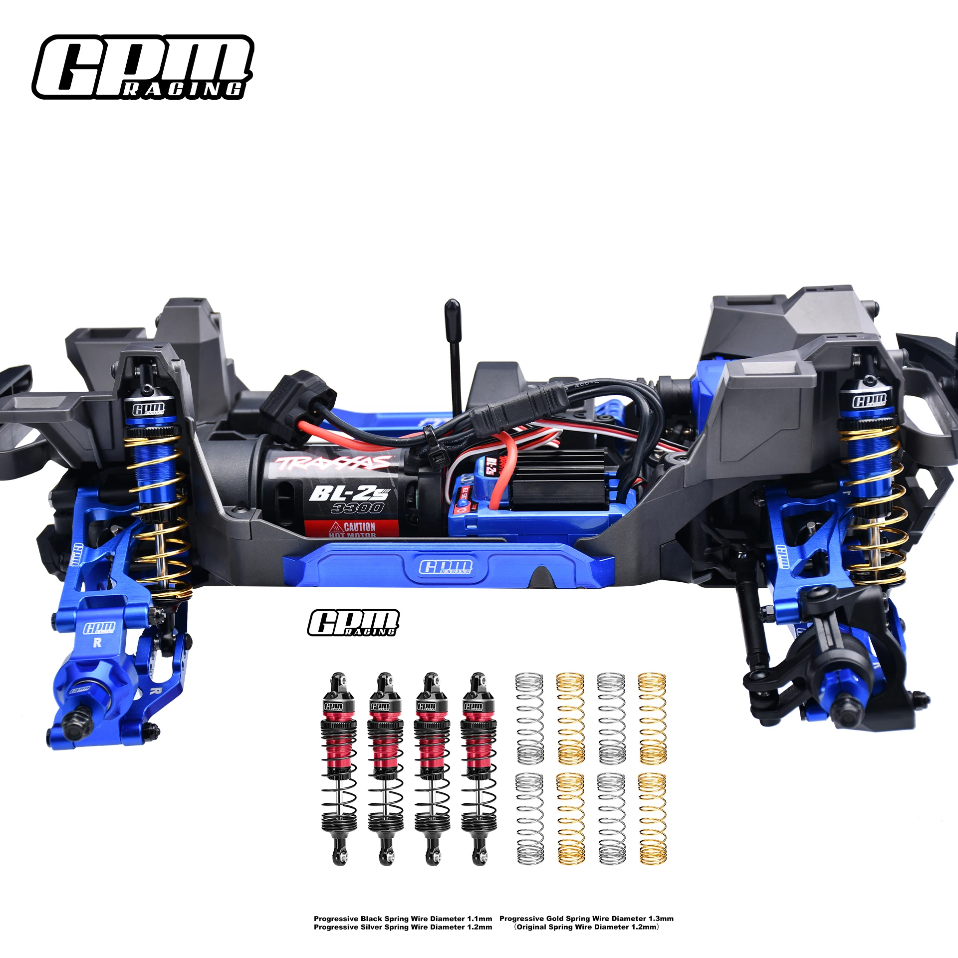 الألومنيوم 87 مللي متر الجبهة + الخلفية امتصاص الصدمات ل TRAXXAS MINI XRT VXL 3S-108076-1 TRAXXAS MINI MAXX TRUCK-107154-1 سيارات لعبة